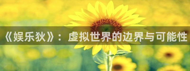 奇亿娱乐注册链接：《娱乐狄》：虚拟世界的边界与可能性