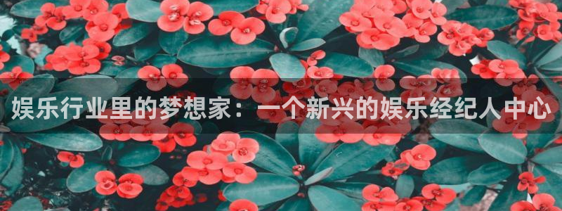 奇亿娱乐.ccm官网版：娱乐行业里的梦想家：一个新兴的娱乐经纪人中心